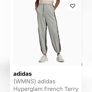 Adidas Women's Gray French Terry Pants
